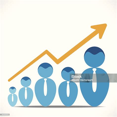 Business Growth Graph Stock Illustration - Download Image Now - Adult ...