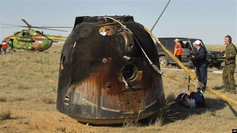 Soyuz Capsule Lands Safely With U.S.-Russian Crew