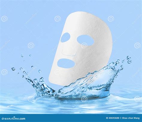 Cloth facial mask stock photo. Image of care, moisturizer - 40693688