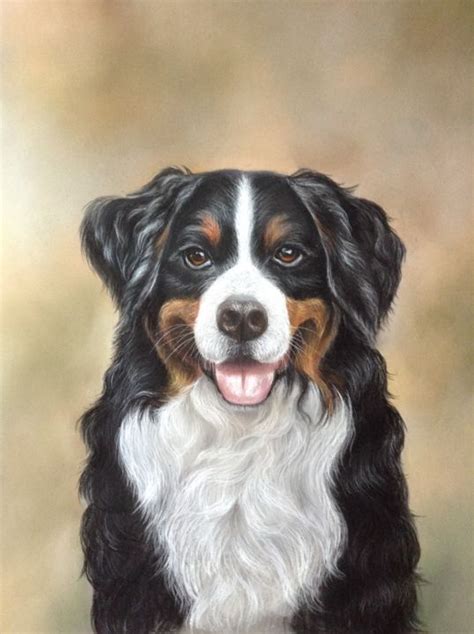 Dog Portrait, Painting by Nata New | Artmajeur