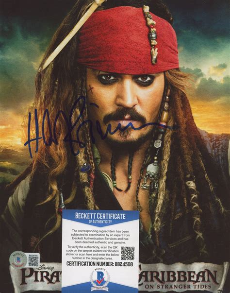 Hans Zimmer Signed "Pirates of the Caribbean: On Stranger Tides" 8x10 ...