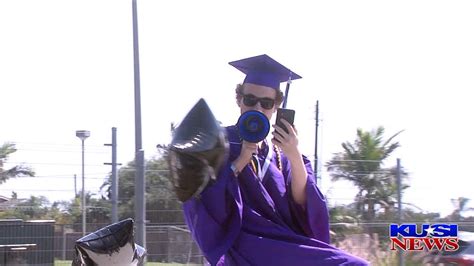 North County High School Seniors enjoy their drive-thru graduation ...