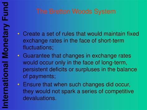 PPT - The Bretton Woods System PowerPoint Presentation, free download ...