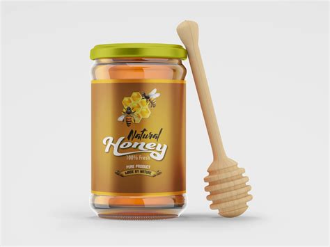 Honey Jar Label Design by Skills Ocean on Dribbble