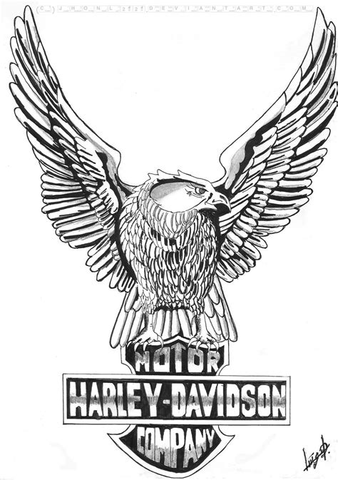 Pencil Drawings Harley Davidson Logo | Images and Photos finder