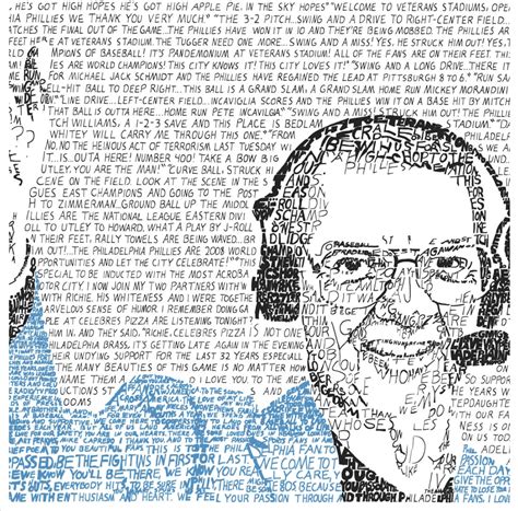 Harry Kalas Greatest Calls & Hall of Fame Speech Print by Philly Word ...