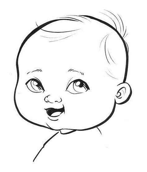 Lesson Seven: How to Draw Babies ... | Baby face drawing, Baby cartoon ...