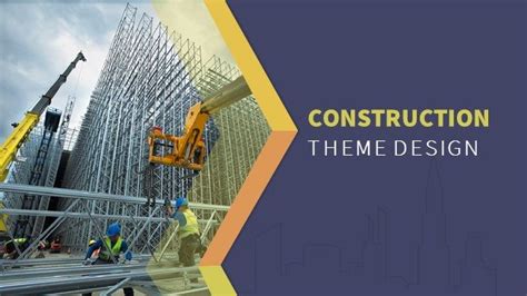 Construction Presentation Background