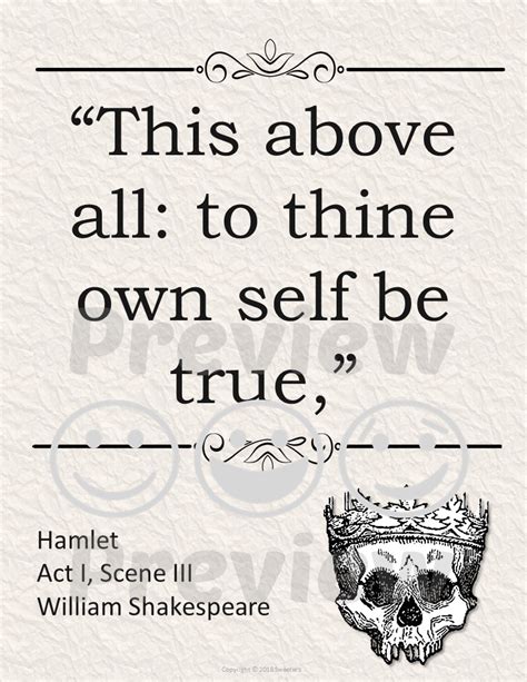 Hamlet Quotes Posters - Classful