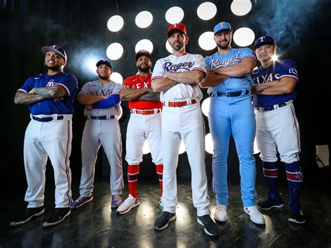 Texas Rangers new uniforms for the 2020 season boast a pop of color ...