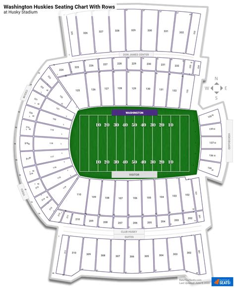 Husky Stadium Seating Chart Rows