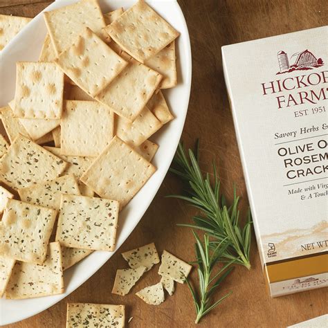 Hickory Farms Olive Oil & Rosemary Crackers | Hickory Farms