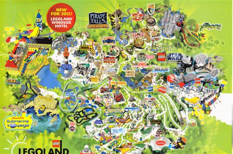 Legoland Windsor - 2012 Park Map