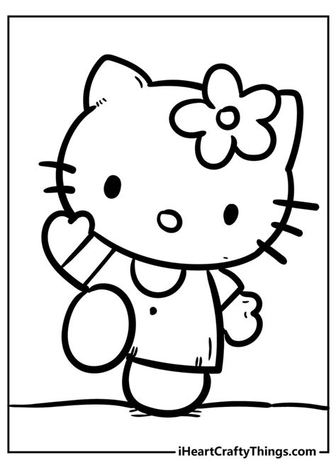 Free Printable Coloring Sheets Hello Kitty - FREE PRINTABLE TEMPLATES