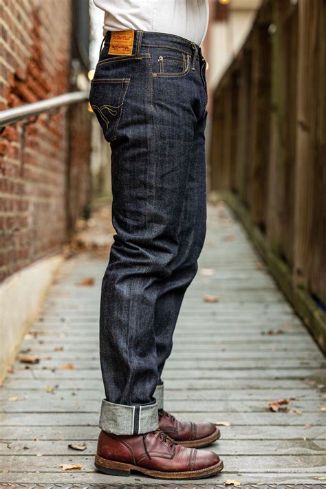 The Flat Head 3002 Slim Tapered - 14.5oz Selvedge Denim - Franklin & Poe