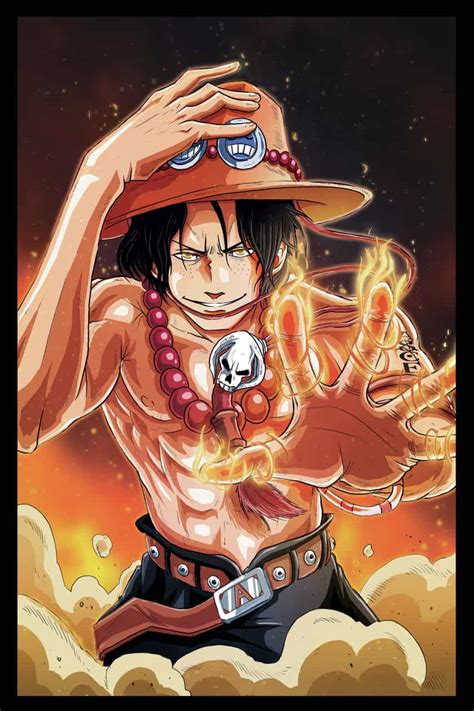 ONE PIECE - Ace Fanart tribute Hefka - Illustrations ART street