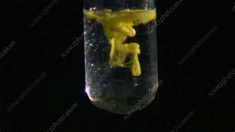 Lead II iodide precipitate - Stock Video Clip - K001/3621 - Science ...