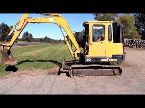 Heavy equipment management software: John deere mini excavator