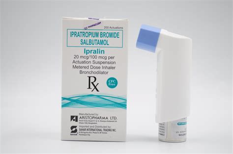 Ipratropium Bromide + Salbutamol (as Sulfate) Ipralin | Sahar Pharma