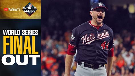 Washington Nationals get final out to win the 2019 World Series! - YouTube