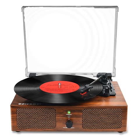 Vinyl Record Player Wireless Turntable With Built-in Speakers And USB ...