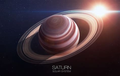 Wallpaper Saturn, ring, planet, solar system images for desktop ...