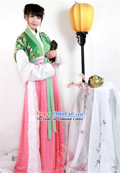 Traditional Chinese Han Clothing for Girls