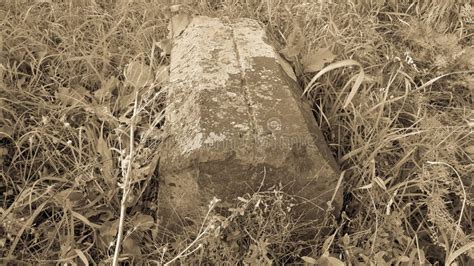 Ancient Armenian Cemetery. Christian Grave of 1800. Burial Place ...