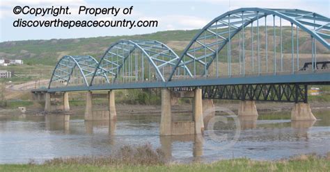 Peace River Bridge - picture of the Bridge.