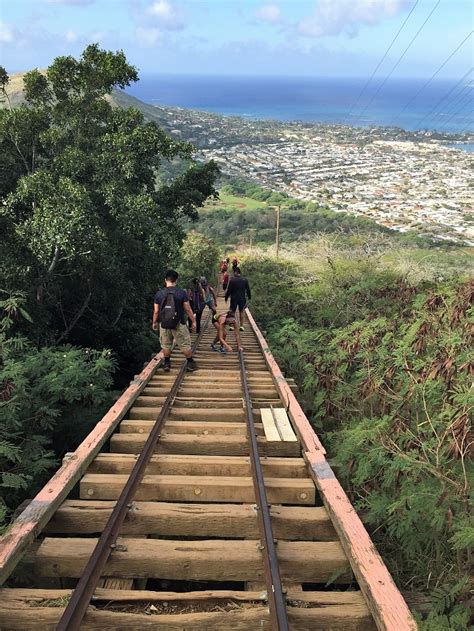 Hiking the Koko Crater Trail - Conquering the Steps to the Top