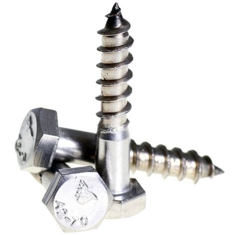 A2 Stainless Steel Hexagon Coach Screws | Bolt Base