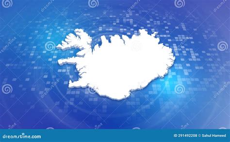 Iceland 3D Map Background stock photo. Image of advertisement - 291492208