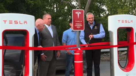 12 Tesla Supercharging stations available at Destiny USA