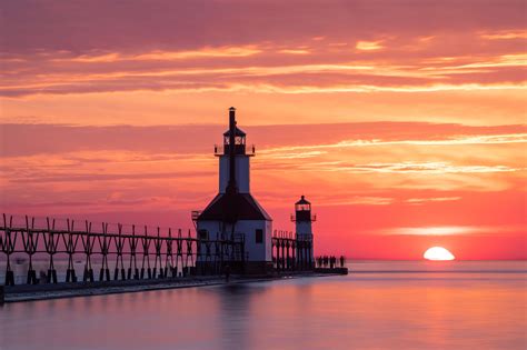 Lighthouse at St. Joseph, Michigan - Dave Poyzer