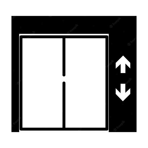 Premium Vector | Elevator icon logo vector design template