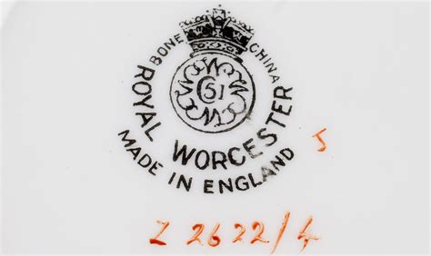 Museum of Royal Worcester | Royal Worcester factory marks