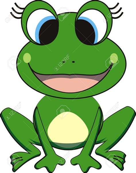 Ilustración vectorial de rana feliz Foto de archivo - 5156383 | Frog ...