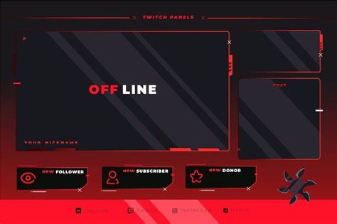 Twitch Stream Overlay Template Images - Free Download on Freepik