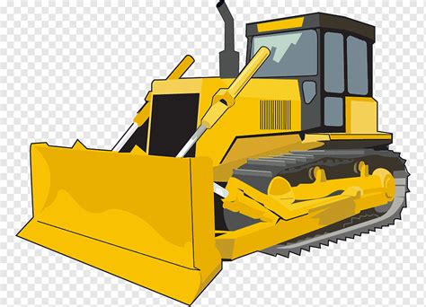 Caterpillar Inc. Bulldozer Architectural engineering, cartoon excavator ...