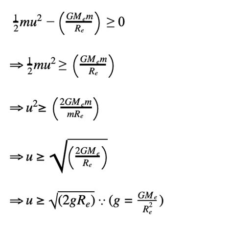 Derivation of Escape Velocity Definition & Formula - Physics - Aakash ...