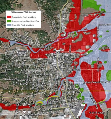 New FEMA Flood Hazard Map changing flood zones – The Willits News