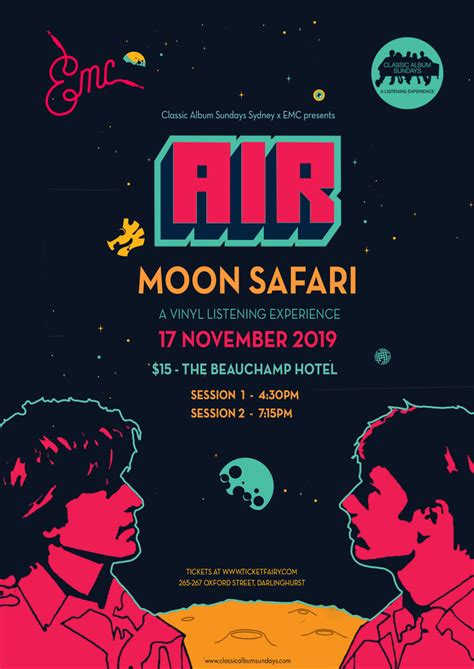 Classic Album Sundays Sydney presents Air – Moon Safari