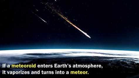 What is an asteroid, meteor, meteoroid, and meteorite? - YouTube