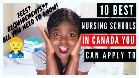 TOP 10 NURSING SCHOOLS IN CANADA| INTERNATIONAL / DOMESTIC STUDENTS ...