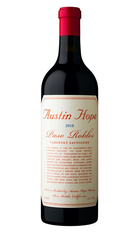 Buy Hope Family Wines Austin Hope Cabernet Sauvignon Paso Robles 2021 ...