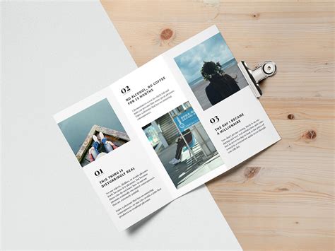 Free Tri-Fold Brochure Mockup PSD - PsFiles - Free Photoshop Files