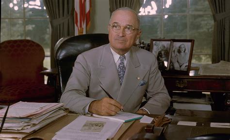 President Truman Speaking Harry S Truman