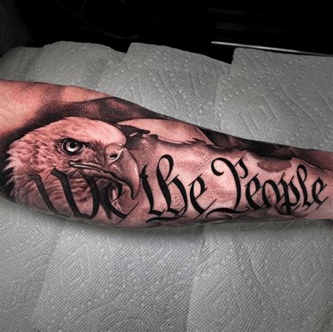 25 Patriotic “We the People” Tattoo Design Ideas | Patriotic tattoos ...