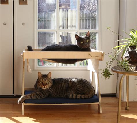 Mid-century Modern Inspired Cat Bunk Bed from Catlyco • hauspanther