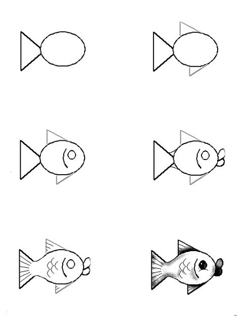 Fish Drawing Easy For Kids